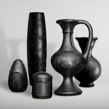 Molelos Black Clay Pottery Molelos Black Clay Pottery